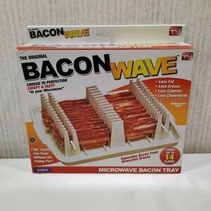 Bacon Wave Microwave Bacon Tray As Seen on TV by Emson New